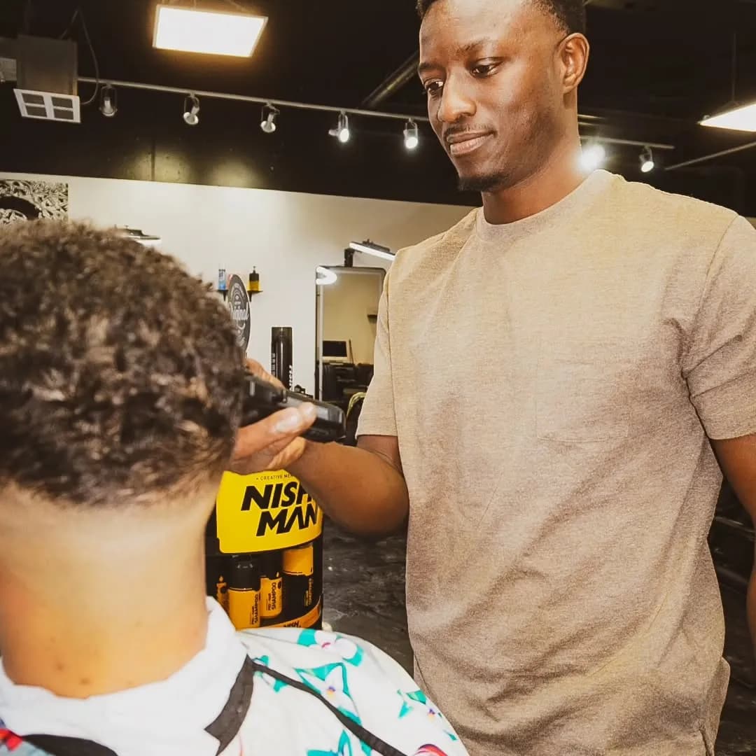 Kids haircut at Barberhood barbershop Toronto