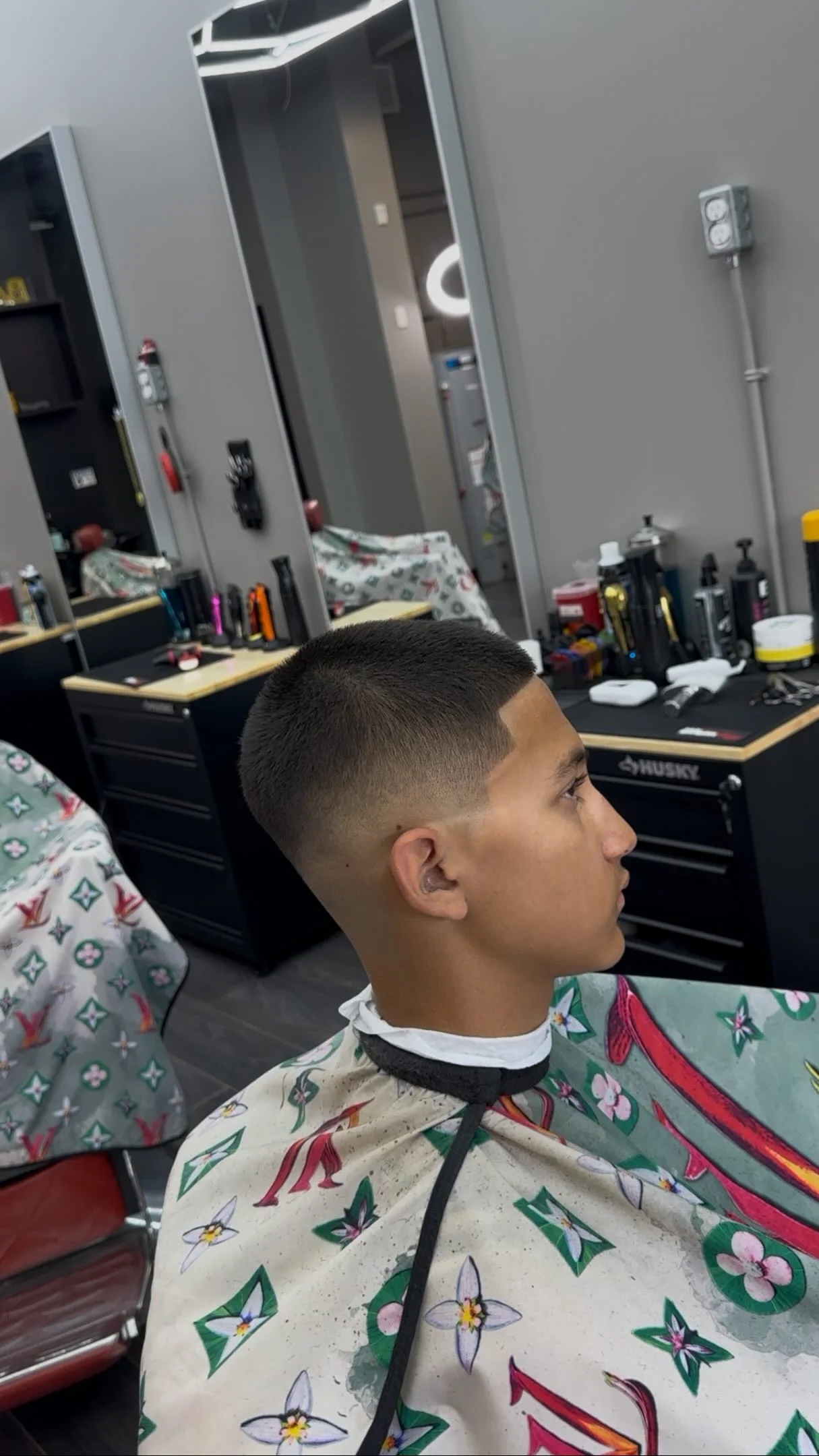 A finished fade from the Barberhood York U team