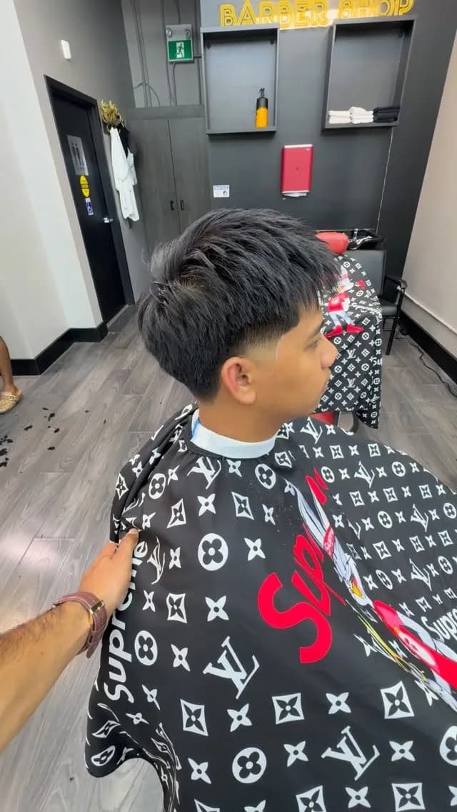 Kid in the York U chair · @barberhood.yorku