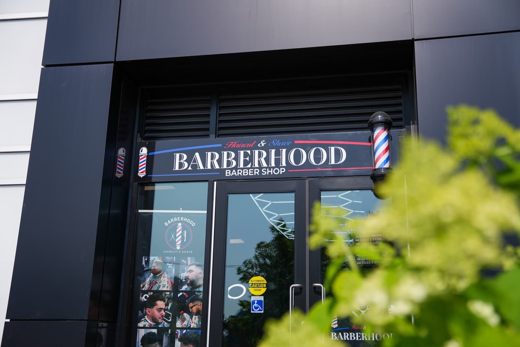 Barberhood York U storefront at The Quad on York University's Keele Campus